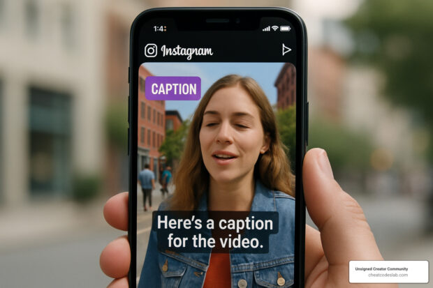 caption sticker instagram