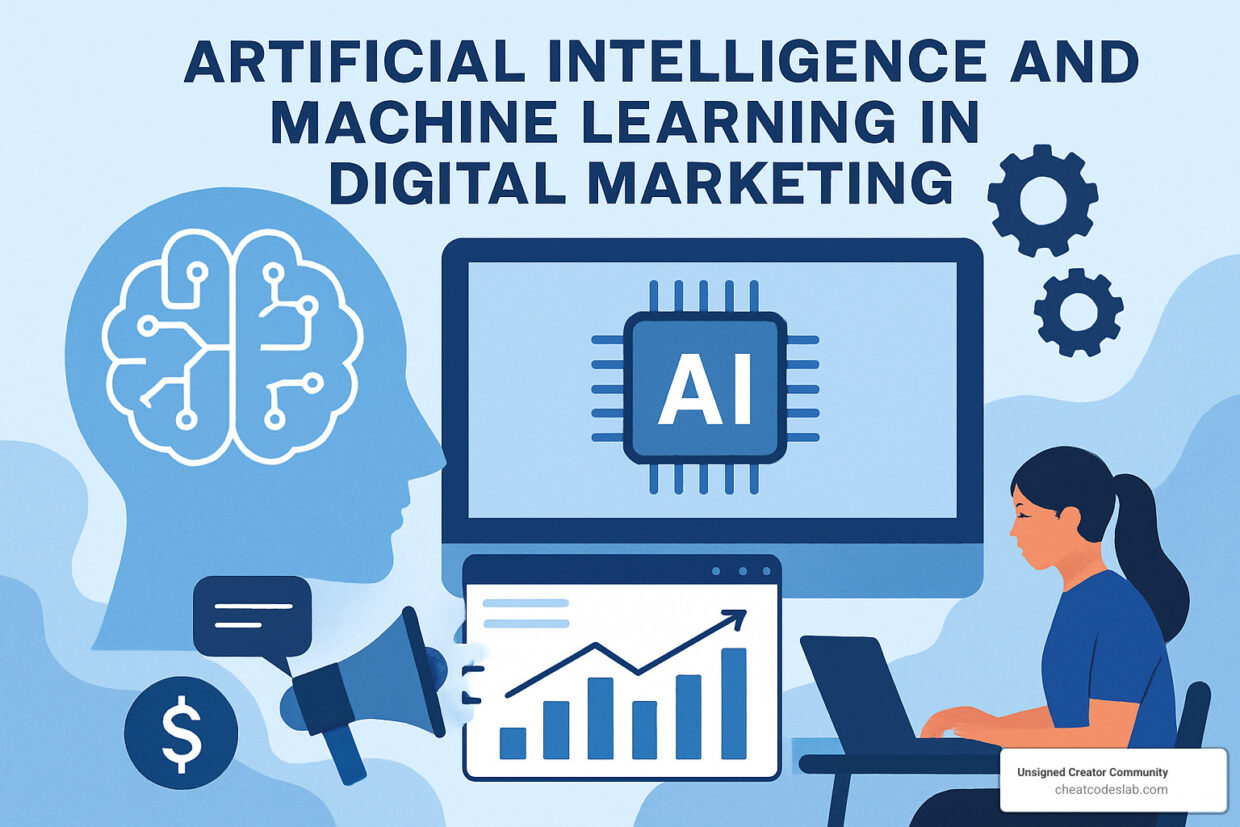 artificial intelligence and machine learning in digital marketing